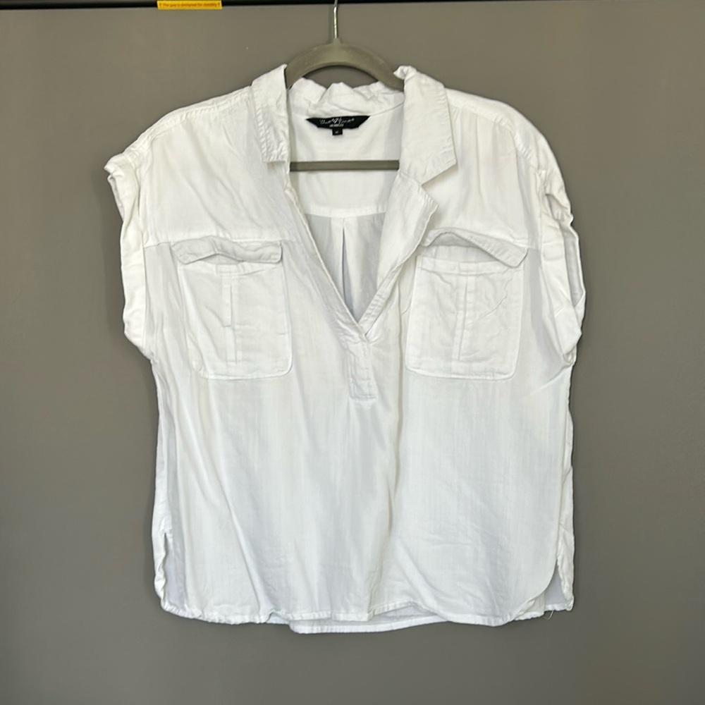 Velvet Heart White Button Down Shirt